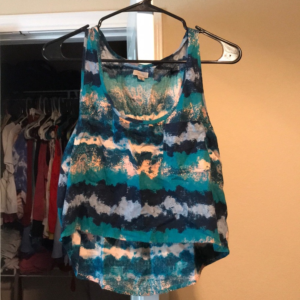 High-low tank top
